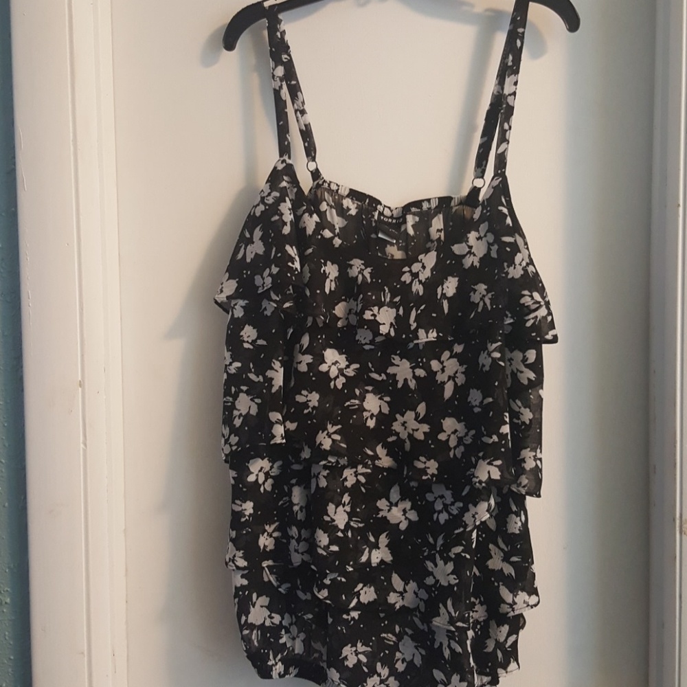 Torrid size 1  Layered spaghetti strap top.